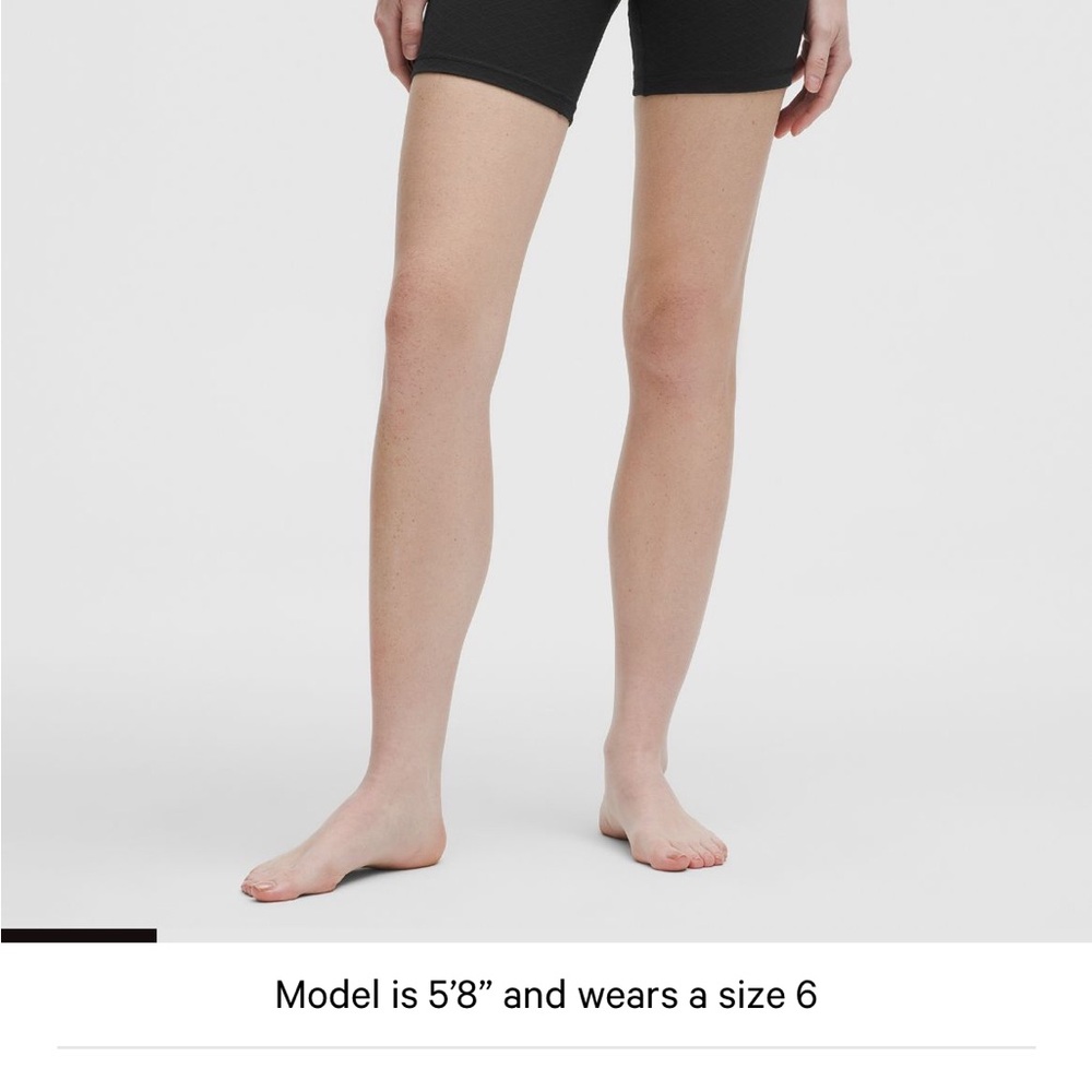 Lululemon 6 inch Align Black Biker Shorts